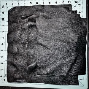 Black Scrap Leather